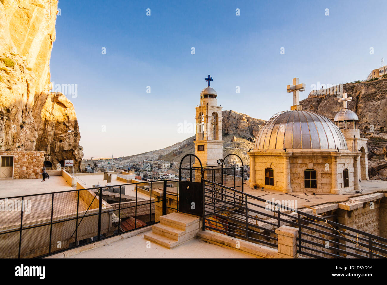 Kloster der Heiligen Thekla. Maalula, Syrien Stockfoto