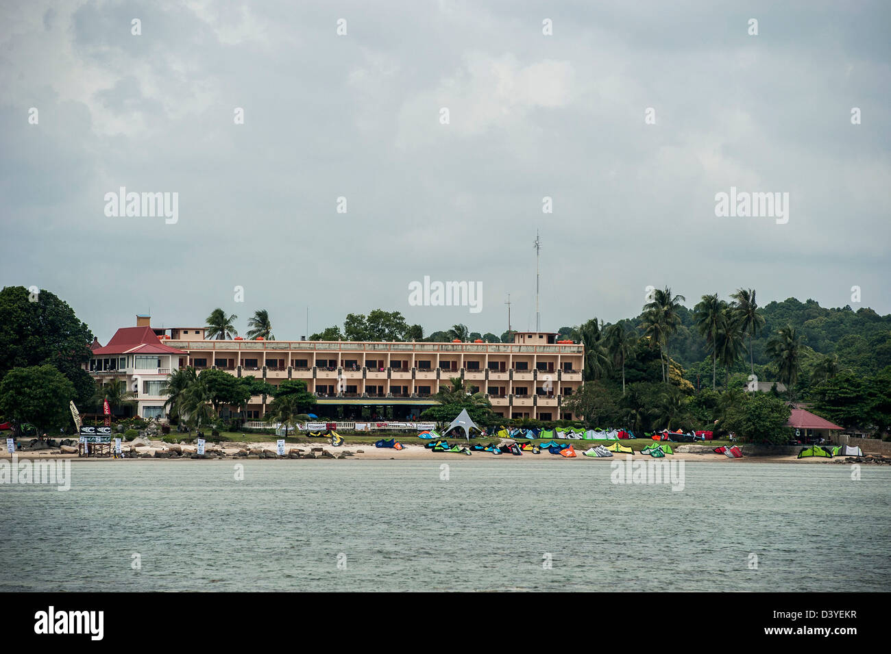 [BINTAN ISLAND, Indonesien: Xxxxxxxx während Tag eines der 1. KTA Bintan Argo Beach Resort am 21. Februar 2013 Stockfoto