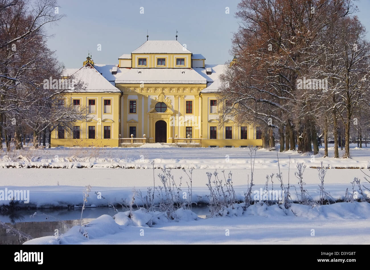 Schleißheim Schloss - Schloss Schleißheim 01 Stockfoto