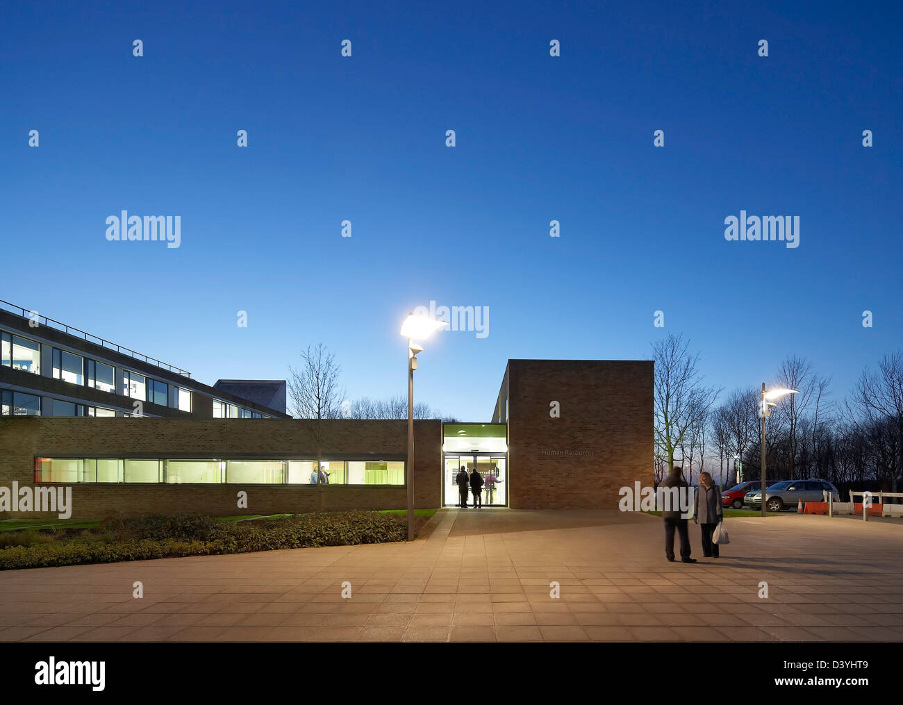 Lancaster University Human Resources Centre, Lancaster, United Kingdom. Architekt: John McAslan & Partner, 2012. Stockfoto