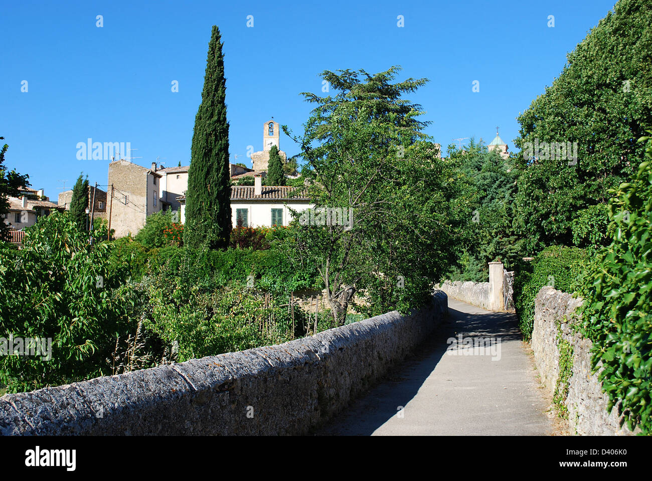 Alte Dorf Lourmarin, Departement Vaucluse, Provence, Frankreich Stockfoto