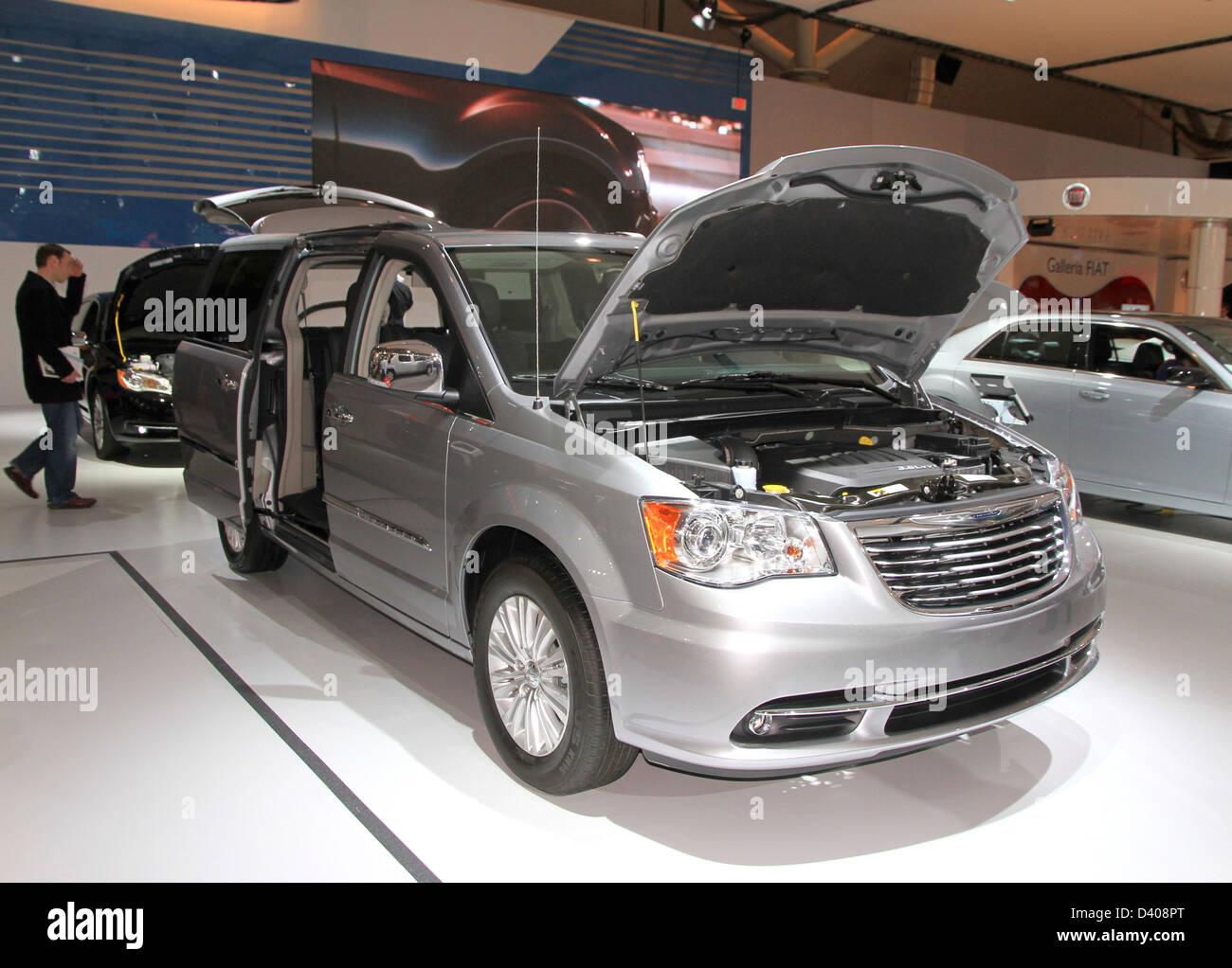 Fahrzeuge bei der 2013 Canadian International AutoShow Stockfoto