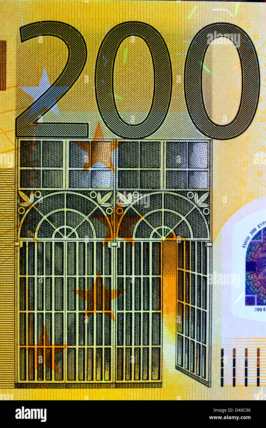 200 euro schein -Fotos und -Bildmaterial in hoher Auflösung – Alamy