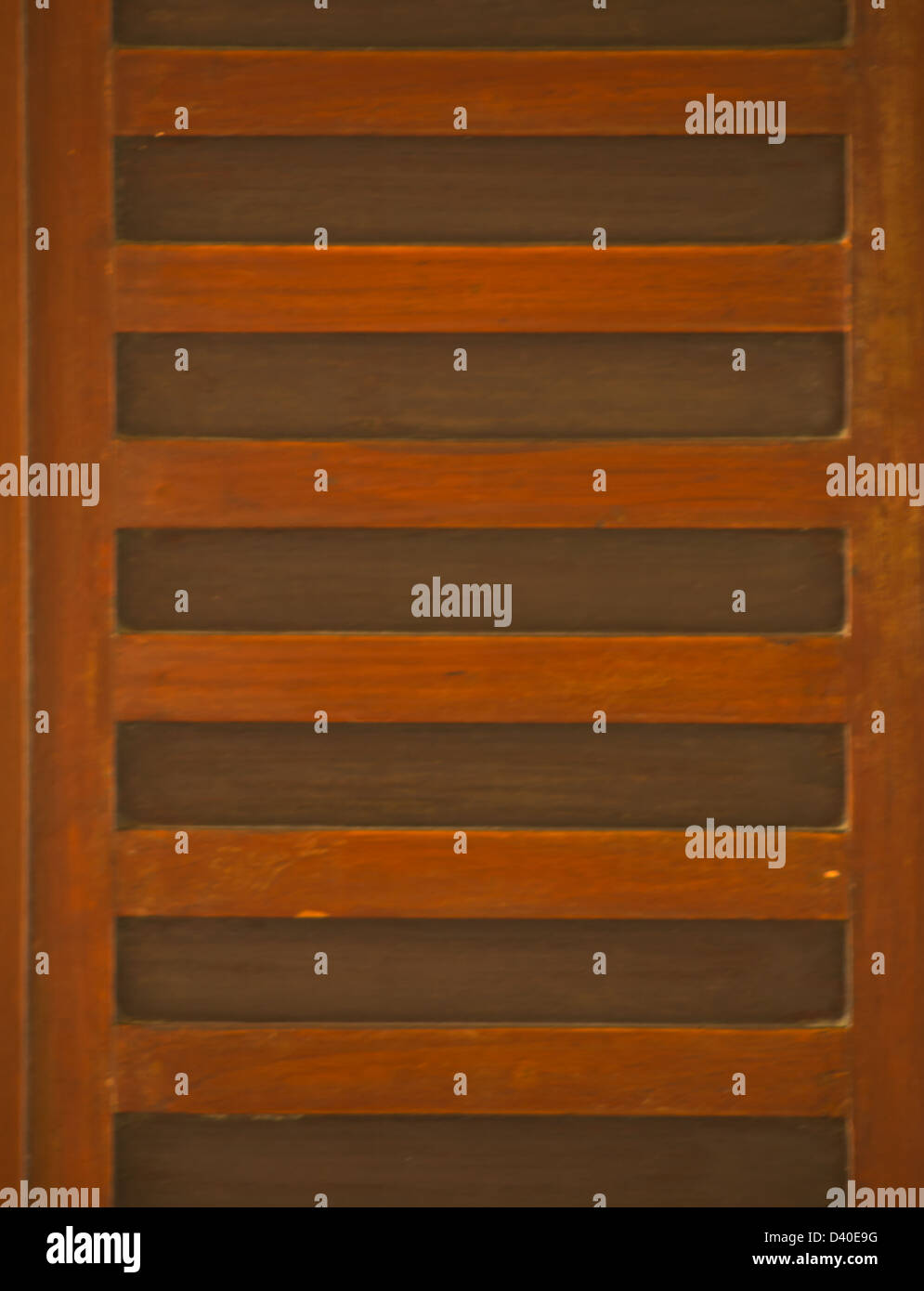 Horizontalen Holzrahmen Dekoration Stockfoto