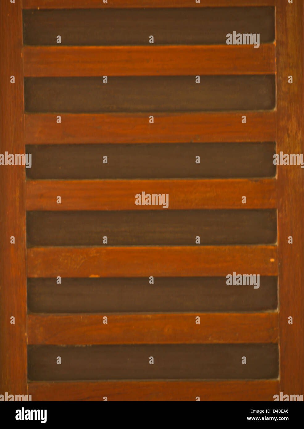 Horizontalen Holzrahmen Dekoration Stockfoto