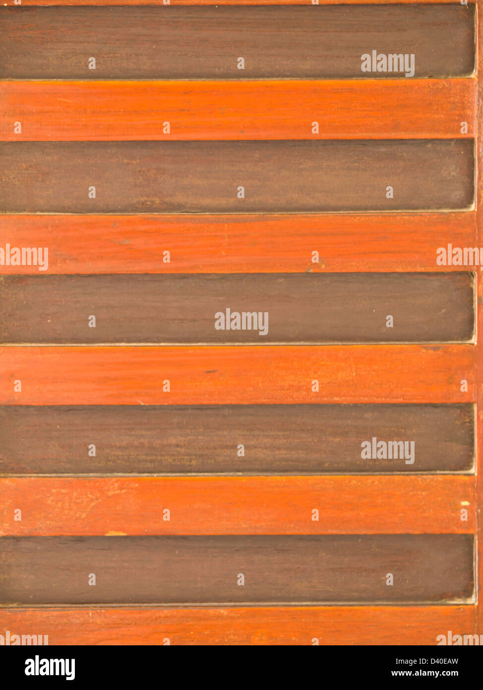 Horizontalen Holzrahmen Dekoration Stockfoto