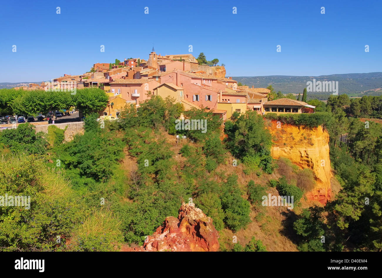 Roussillon 26 Stockfoto
