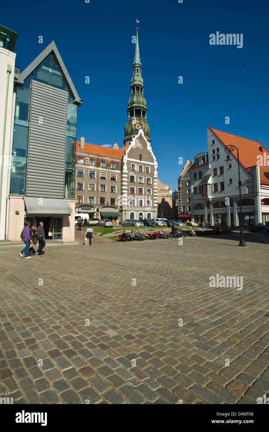 Feine Sonnentag am Zentralbereich Stockfoto