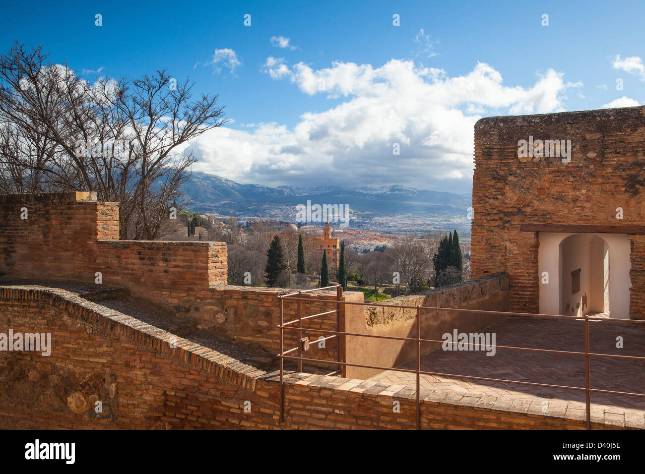 Berühmten Alhambra-Palast in Grenada in Spanien Stockfoto