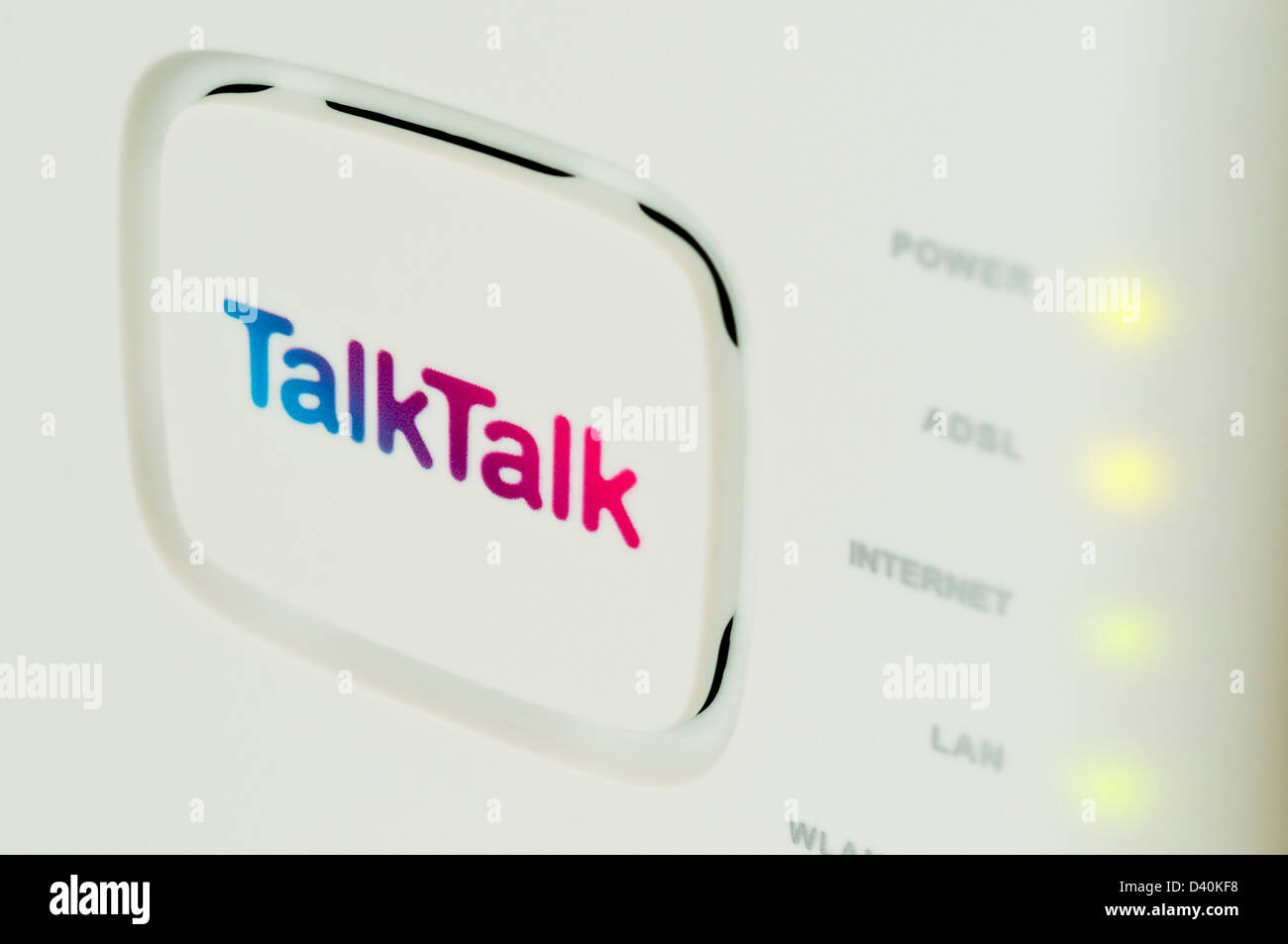 TalkTalk Breitband WLAN-router Stockfoto