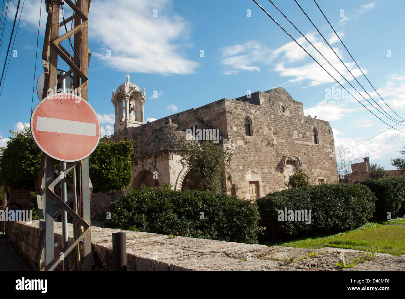 St. Markus Kirche Byblos Stadt Lebanon Stockfoto