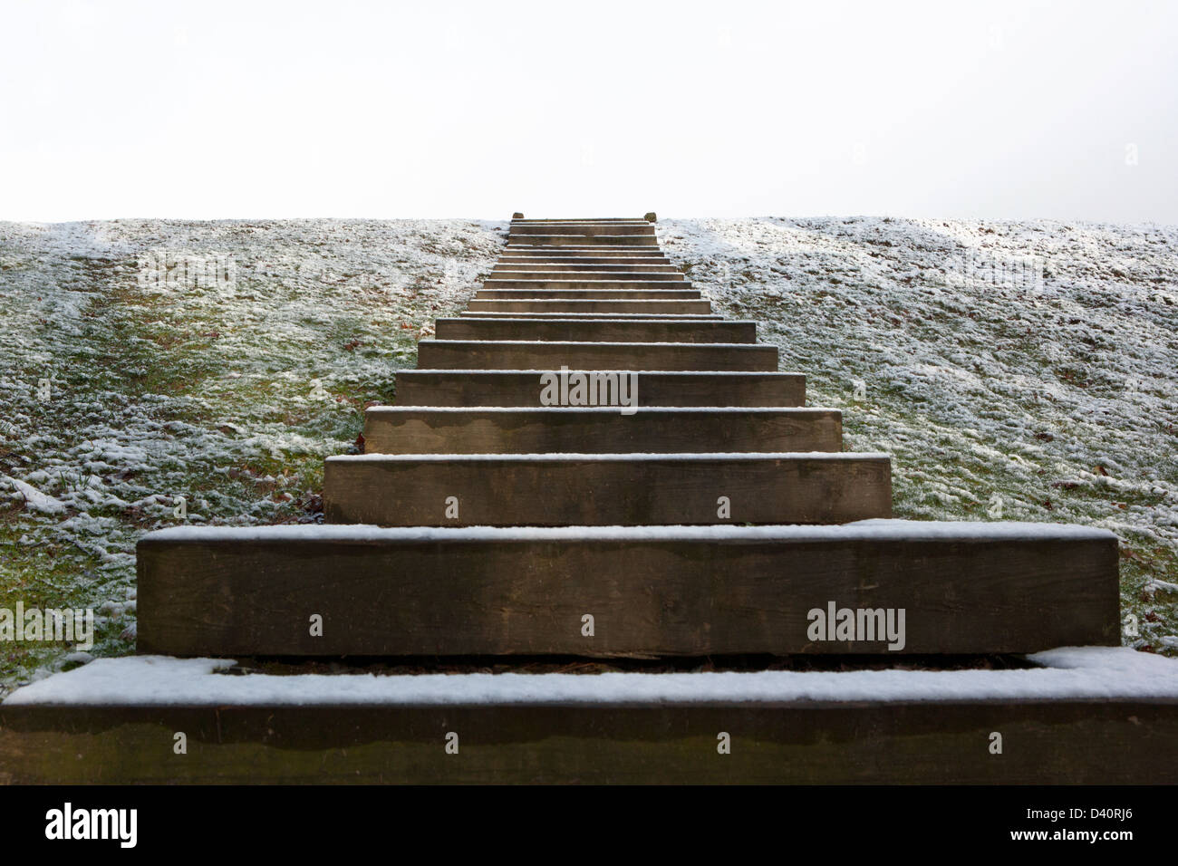 Treppe nach nirgendwo - Brevard, North Carolina Stockfoto