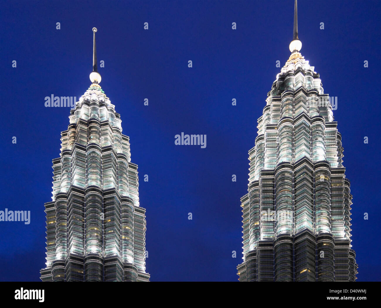 Malaysia, Kuala Lumpur, Petronas Twin Towers Stockfoto