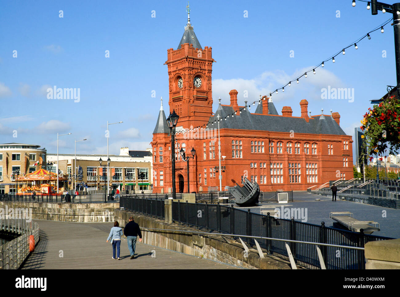 Pierhead Gebäude Cardiff Bucht wales u k Stockfoto