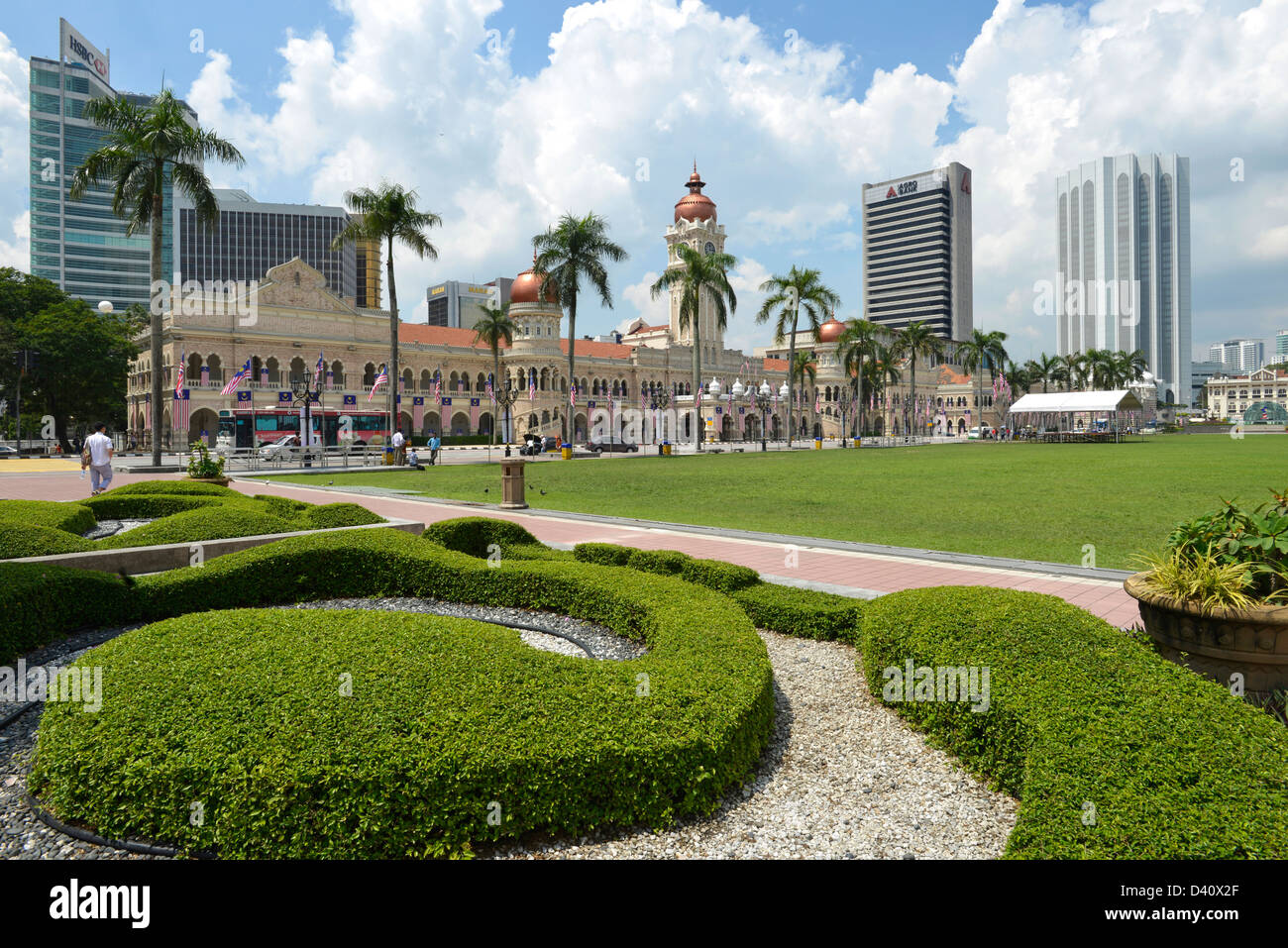 Asien Malaysia Kuala Lumpur Sultan Abdul Samad Palace am Merdeka Square Stockfoto