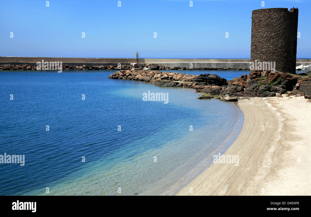 Einer der Strände von Sardinien, Italien. Stockfoto