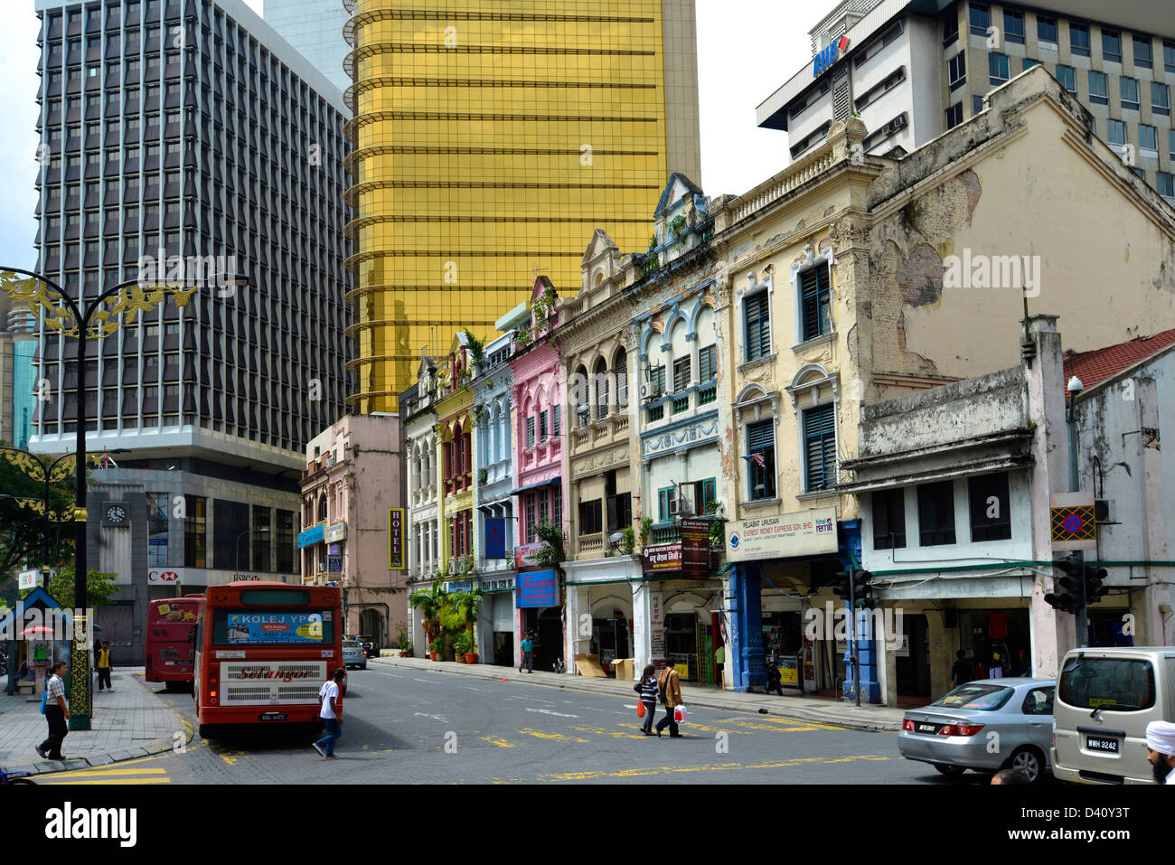 Asien Malaysia Kuala Lumpur Chinatown Stockfoto