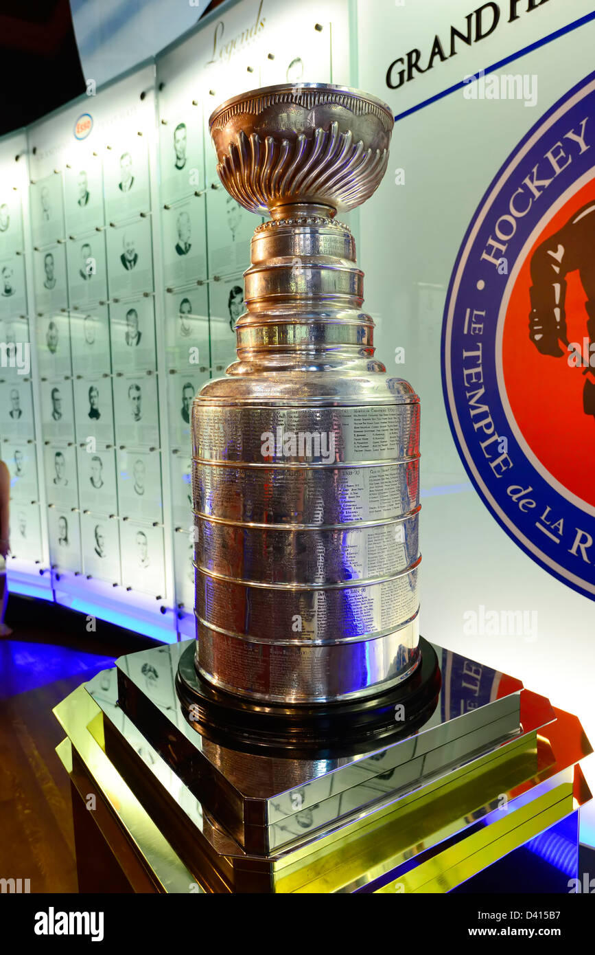 Hockey Hall of Fame Toronto Ontario Kanada Stanley Cup Stockfotografie