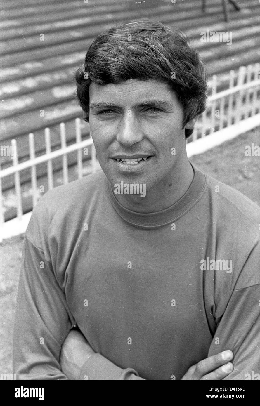 Colin Withers Aston Villa FC Fußballer 1968. Stockfoto