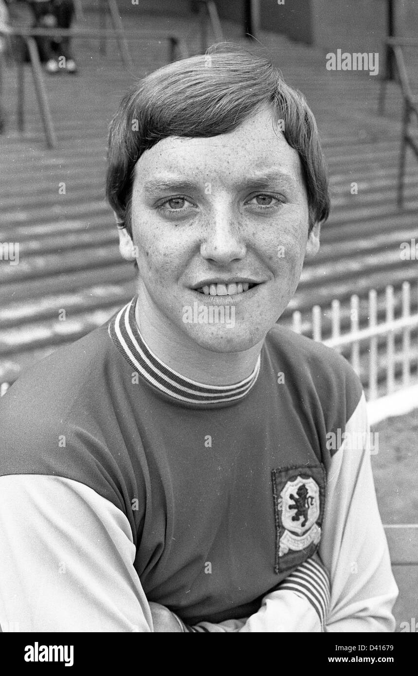 Dave Rudge Aston Villa FC Fußballer 1968. Stockfoto