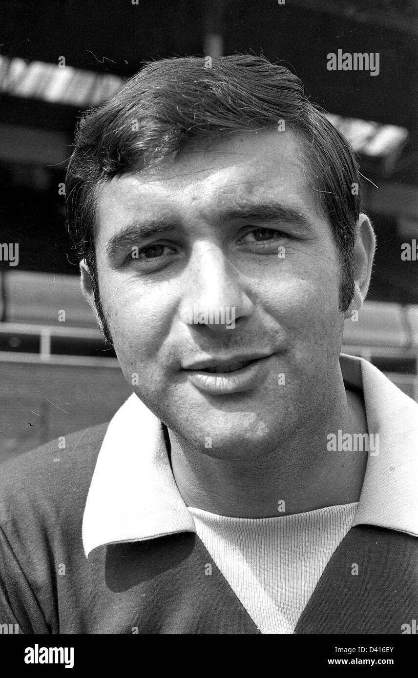 Lew Chatterley Aston Villa FC Fußballer 1969 Stockfoto