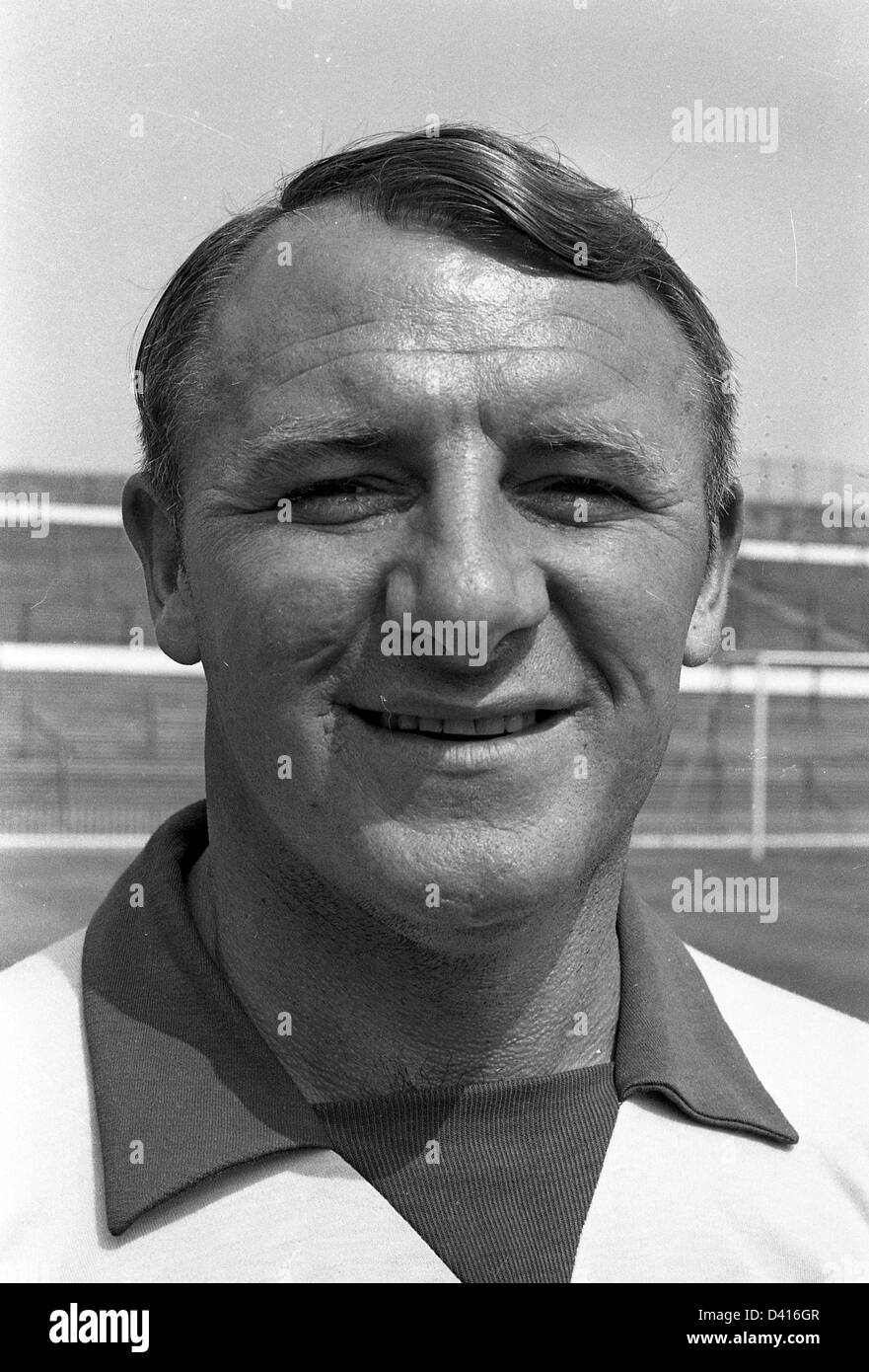 Tommy Docherty Aston Villa FC Fußballmanager 1969 Stockfoto