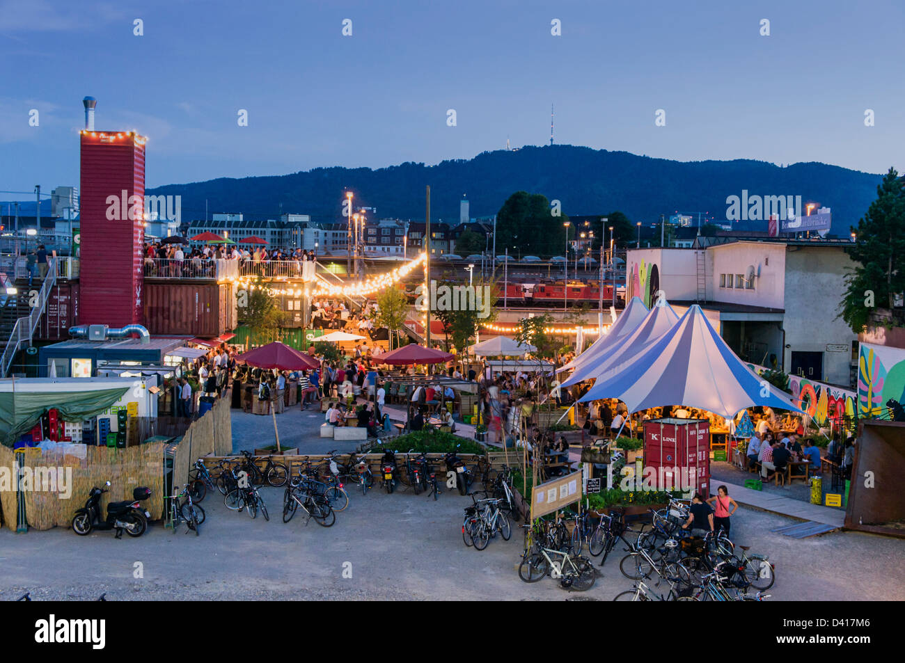 OpenAir Bar, Frau Gerolds Garten, Kreis 5, Zürich, Schweiz