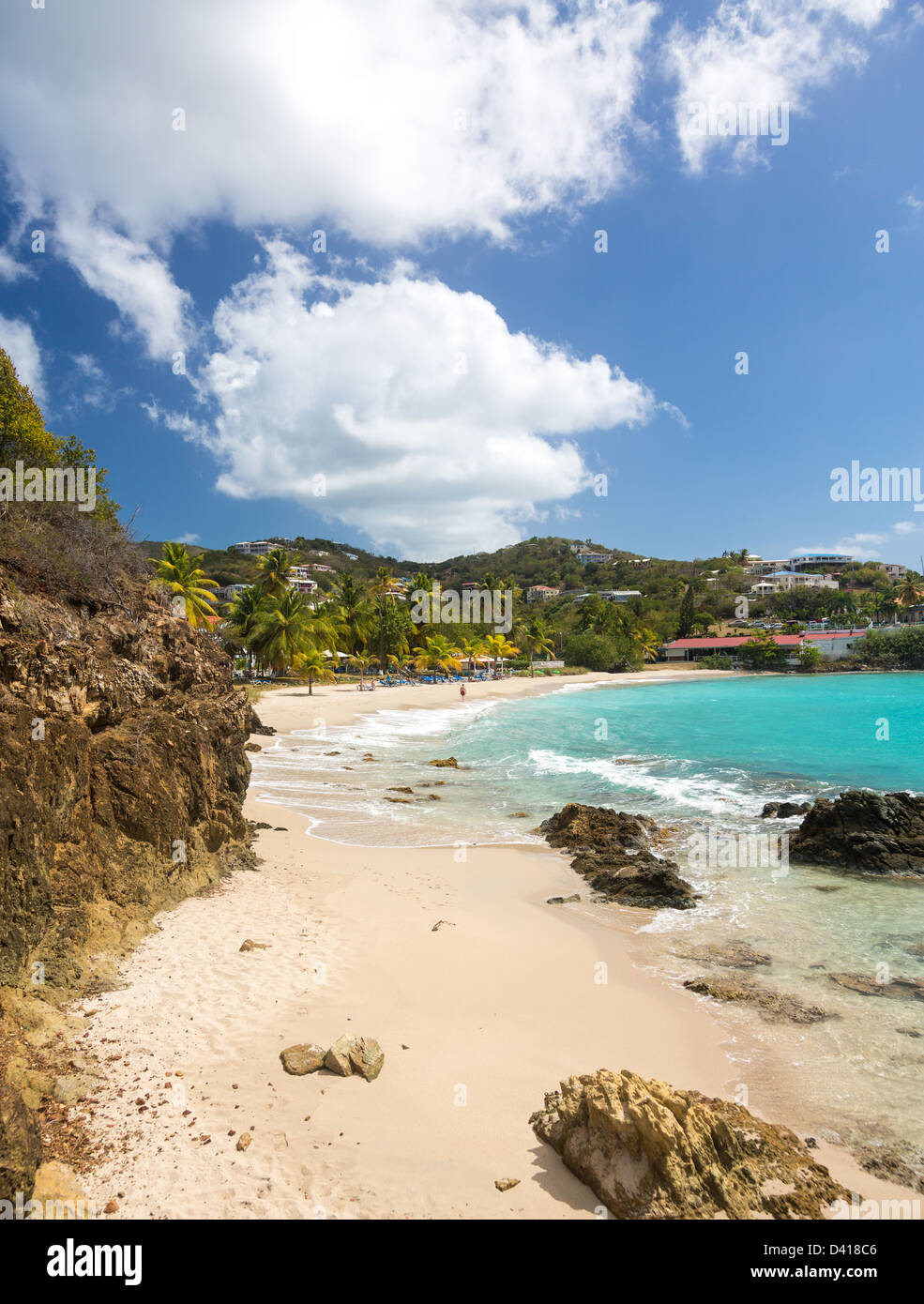 St. Thomas auf den US Virgin Islands USVI - Frenchman's Bay Beach Stockfoto