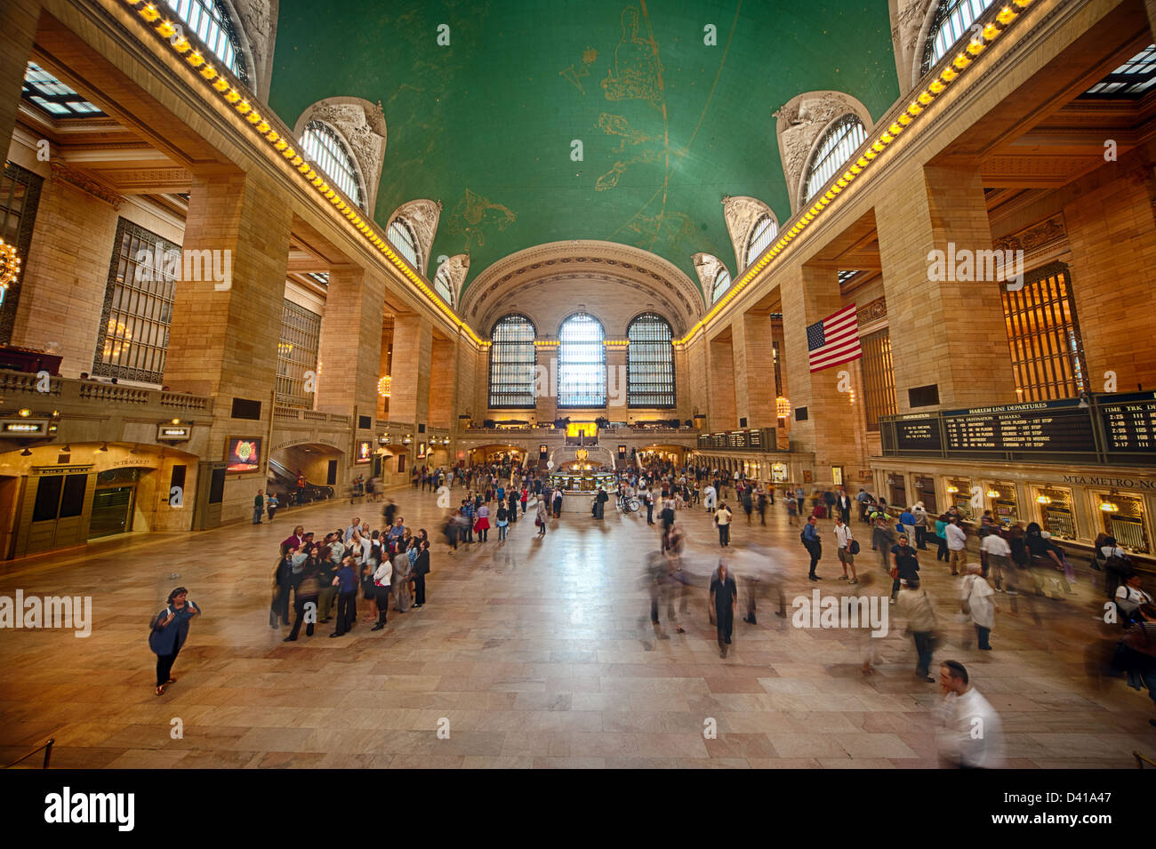 Innenräume der Grand Central Terminal, Bahnhof in New York City. Stockfoto