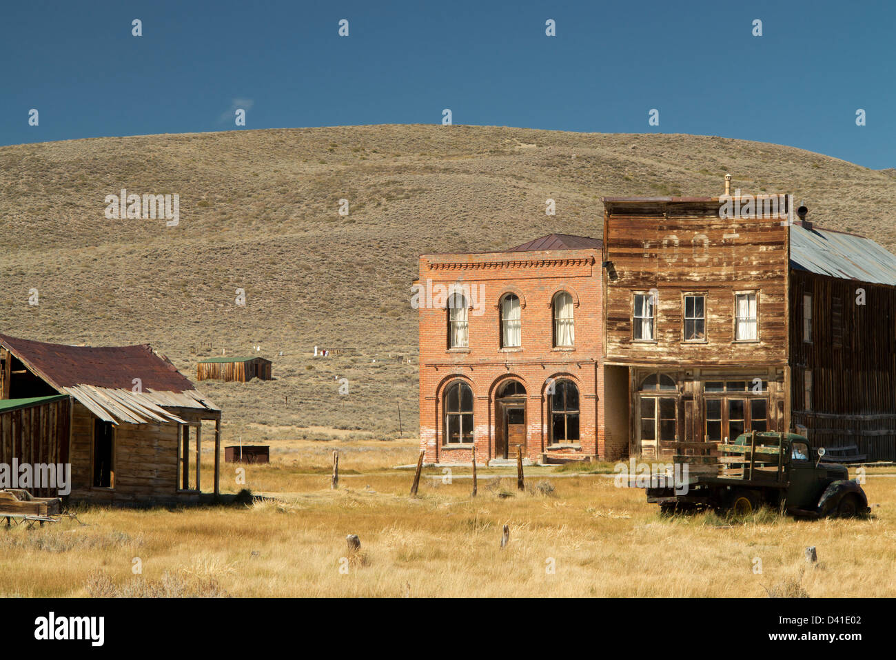 Der verlassene Minenstadt Bodie, Kalifornien, USA Stockfoto