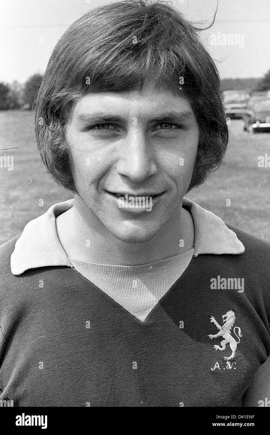 Douglas George Aston Villa Football Club Fußballer 1972 Stockfoto