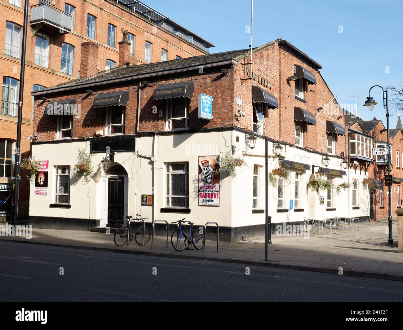 Neue Hotel Union in Canal Street Manchester UK Stockfoto