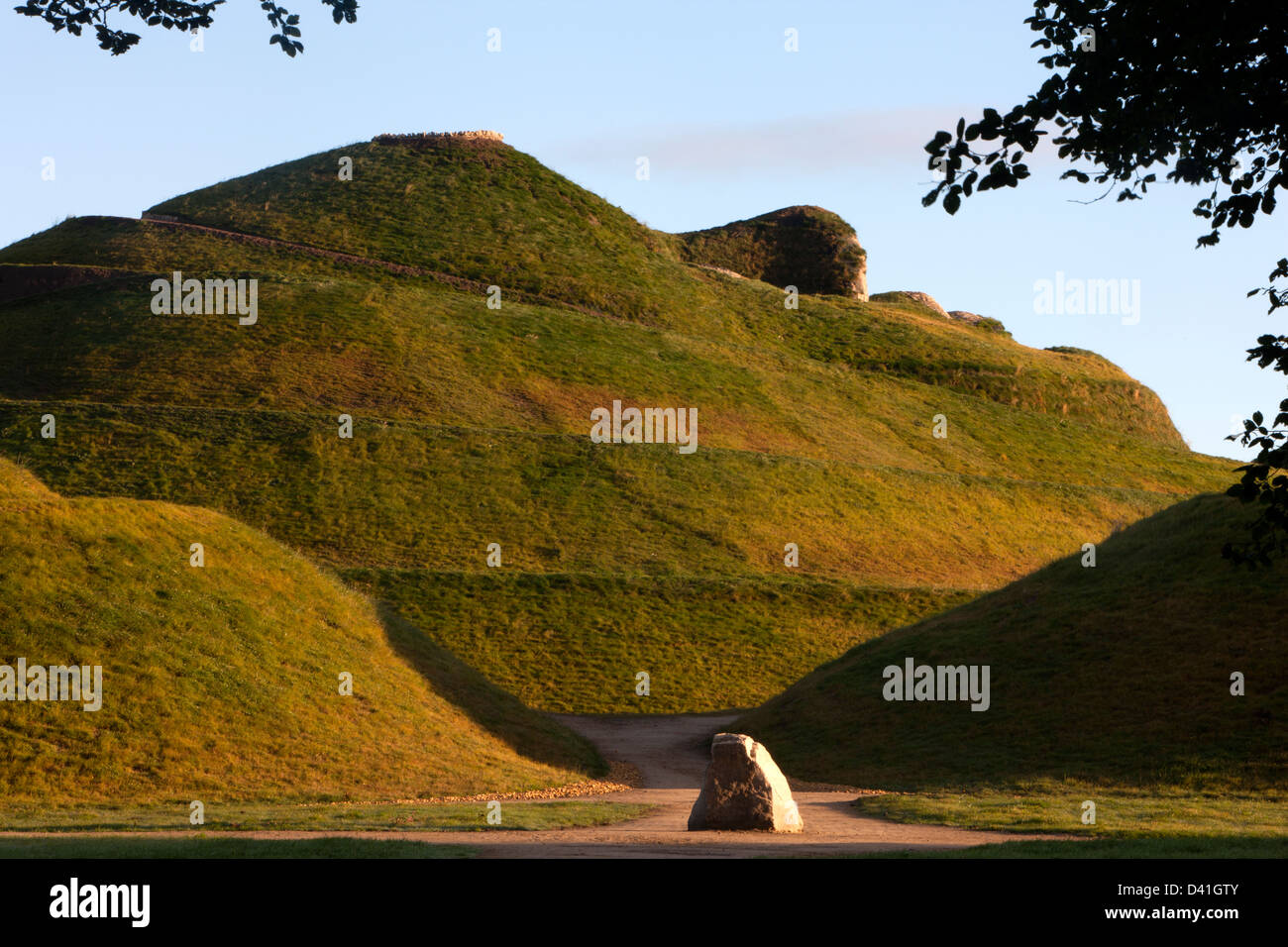 Der Leiter des Northumberlandia, Charles Jencks menschlichen Landform Skulptur in der Nähe von Cramlington in Northumberland Stockfoto