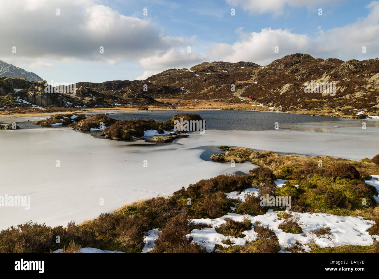 Innominate Tarn auf Heu stapeln, Cumbria, Nationalpark Lake District, England, UK Stockfoto