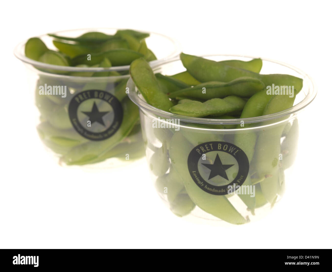 Edamame Bohnen Stockfoto