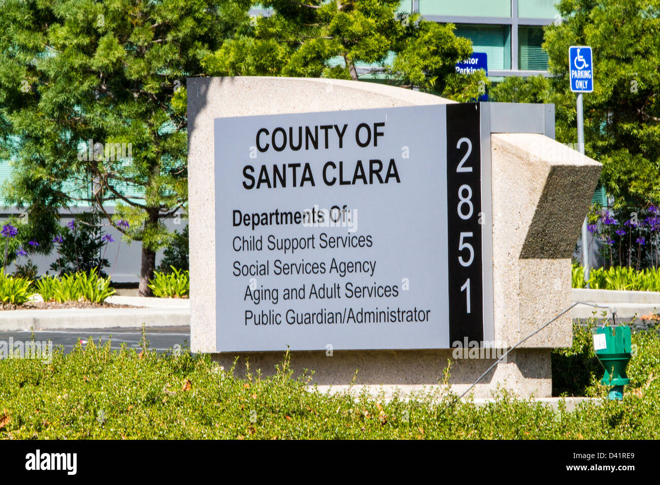 Santa Clara County Büros Stockfoto