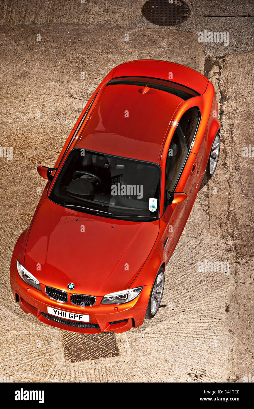 BMW M1, erhöhte Ansicht, Winchester, UK Stockfoto