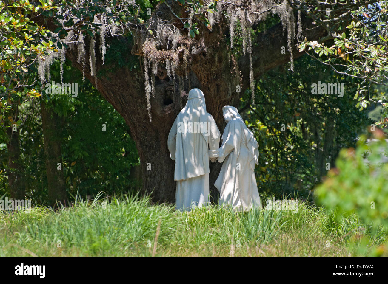 Mepkin Abbey ist eine Gemeinschaft von katholischen Trappisten-Zisterzienser-Mönche befindet sich auf dem Cooper River nördlich von Charleston SC Stockfoto