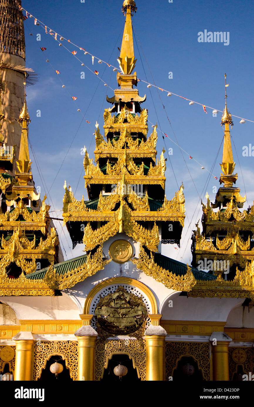 Shwedagon Paya, Yangon, Myanmar Stockfoto