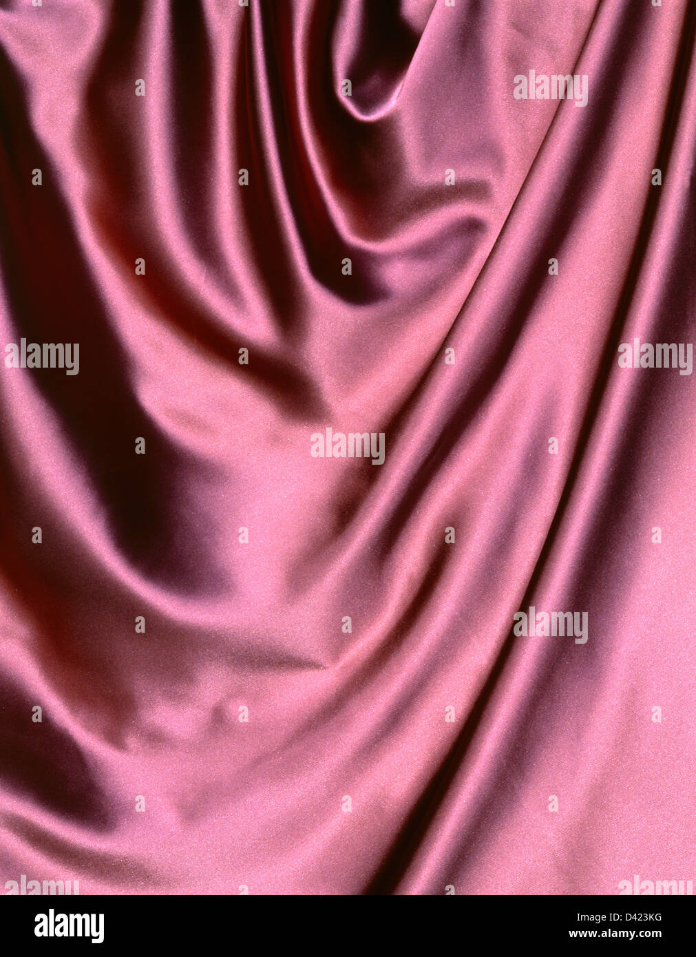 Staubigen rosa Satin Stockfoto