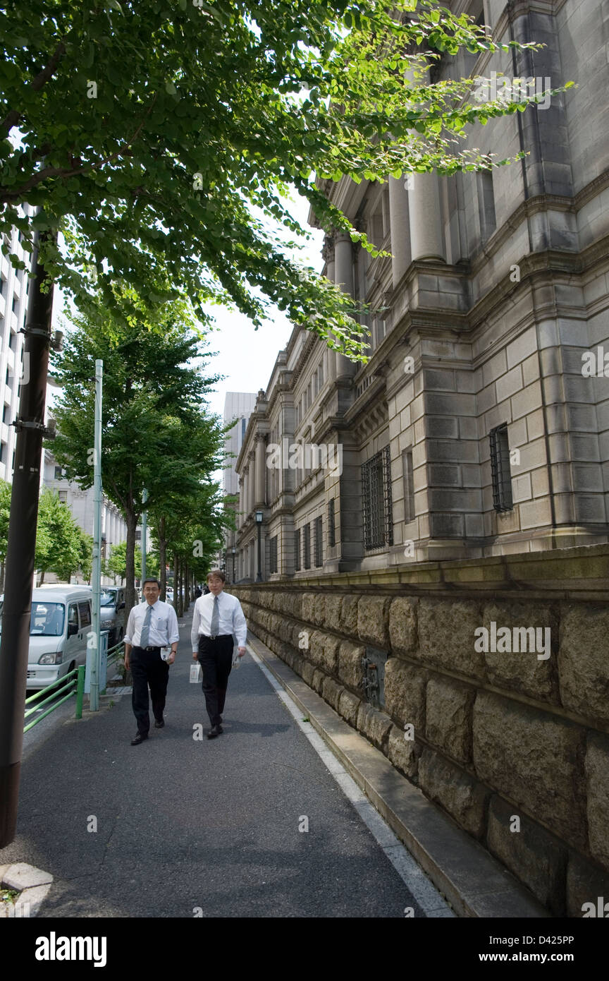 Hauptquartier der japanischen Nippon Ginko, Bank of Japan (BOJ), historisches Gebäude in Nihonbashi, Tokyo während der Meiji-Zeit gebaut. Stockfoto