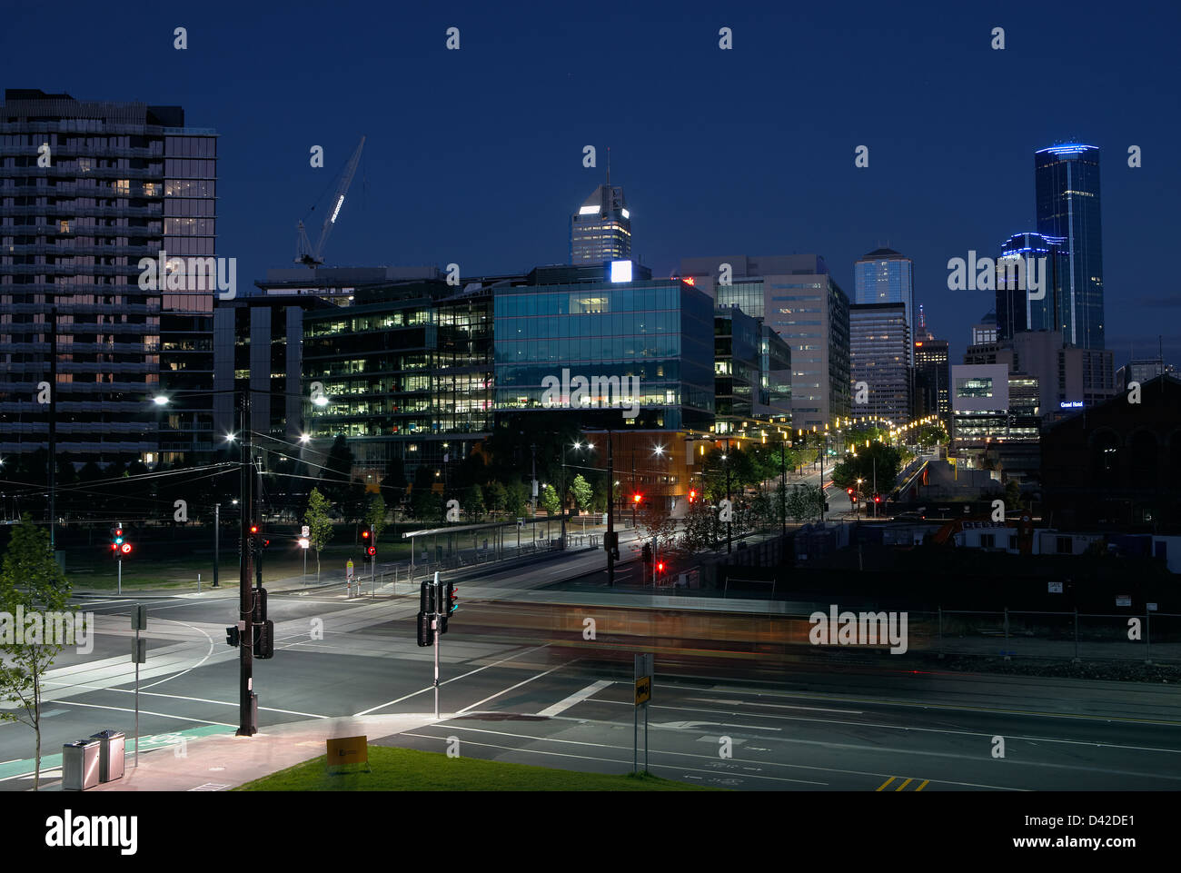 Melbourne, Australien, Stadtansicht von der zentralen Geschäft Bezirk Stockfoto