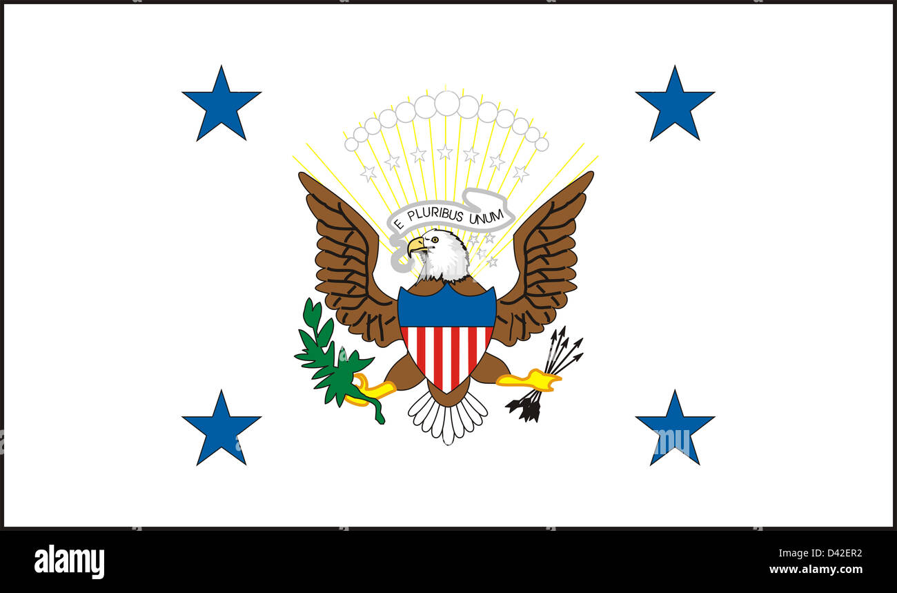 Die Vizepräsidenten Siegel der Vereinigten Staaten von Amerika Stockfoto