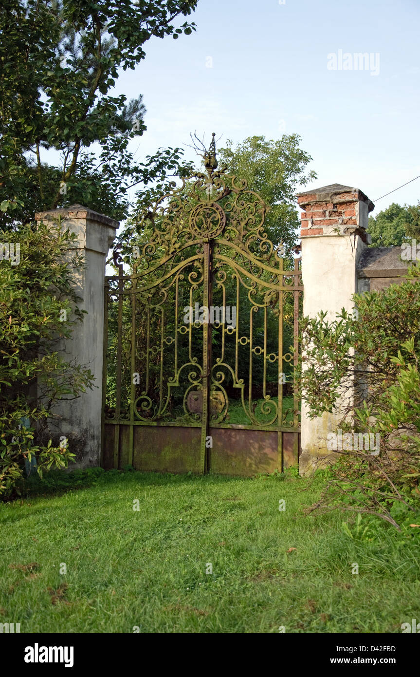 Foto von Tor zum Garten Stockfoto
