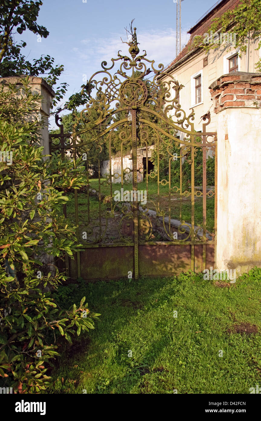 Foto von Tor zum Garten Stockfoto