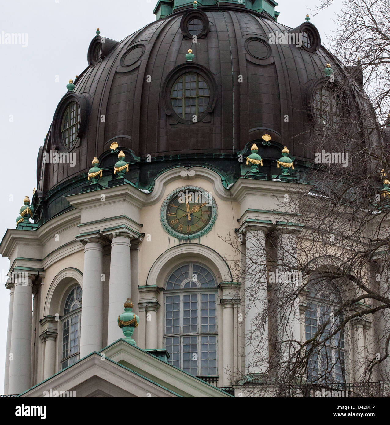 Gustaf Vasa Kyrka widmete im Jahr 1906 ist größte Kirche Stockholm, Schweden. Stockfoto
