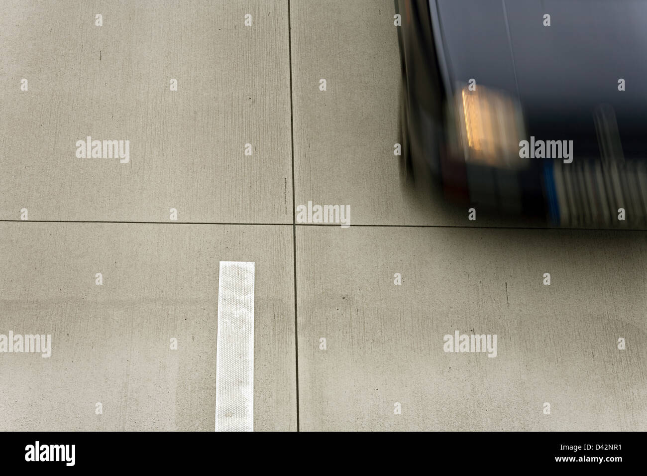 Bremen, Deutschland, Betonpflaster einer Autobahn Stockfoto