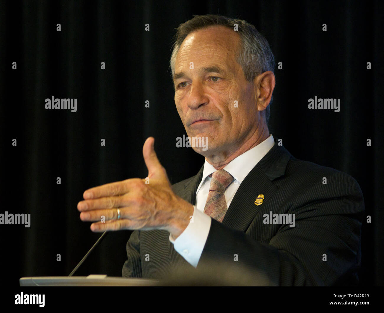 CBP Kommissar Alan Bersin bei den Asia-Pacific Economic Cooperation-Sitzungen Stockfoto