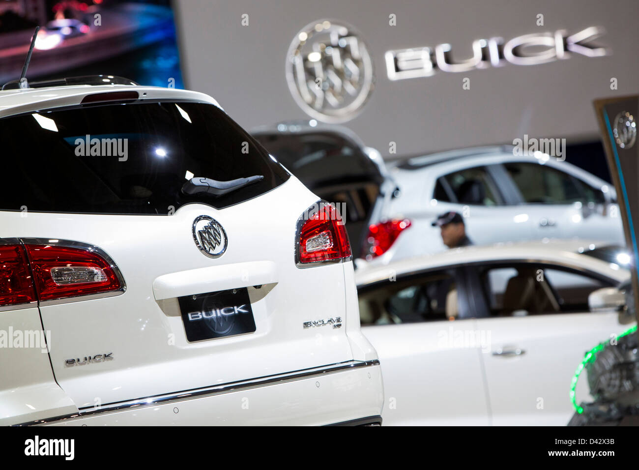 Eine 2013 Buick Enclave auf dem Display an der 2013 Automesse in Washington, DC. Stockfoto