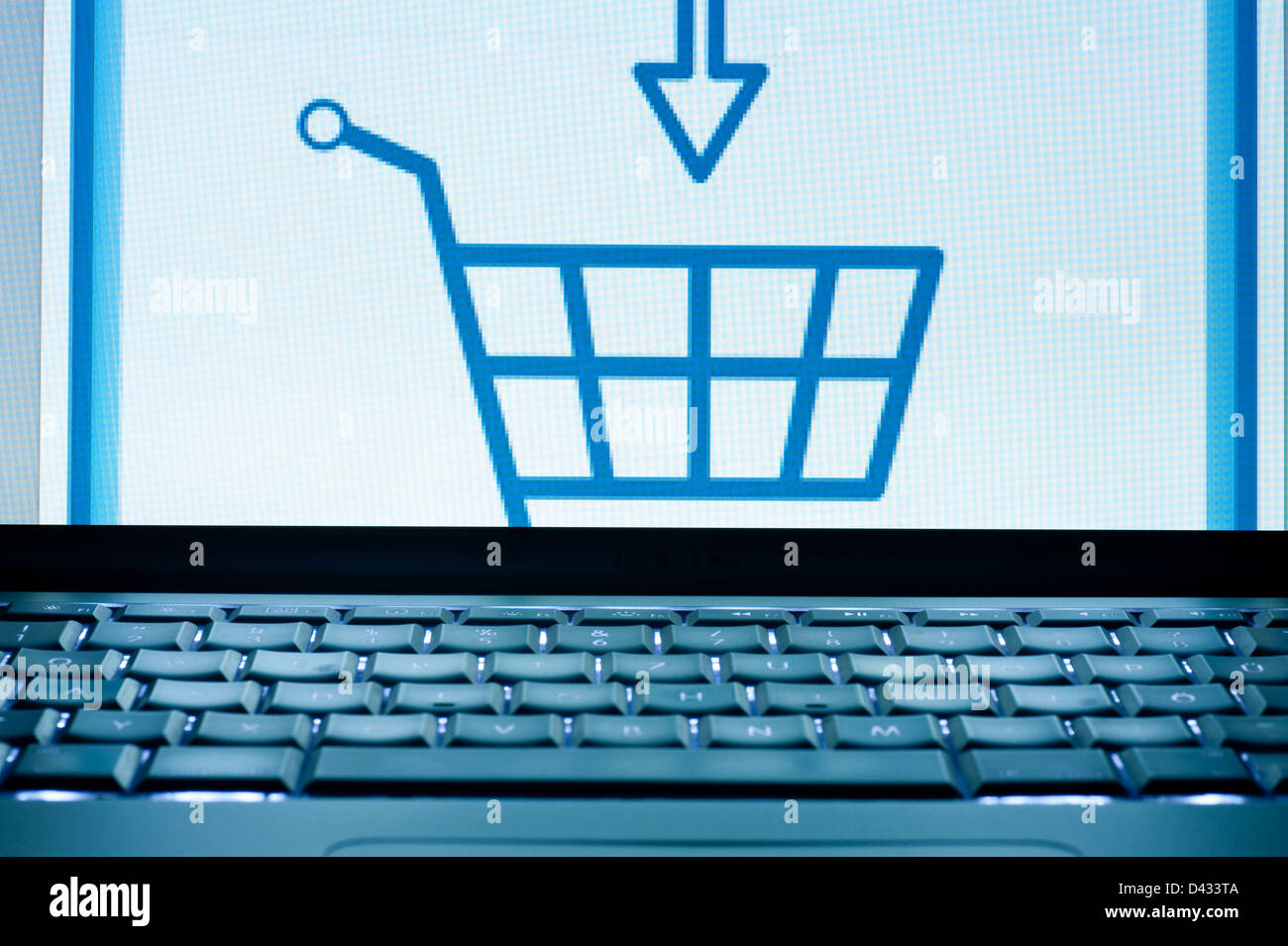 Hamburg, Deutschland, Online-Shopping Stockfoto